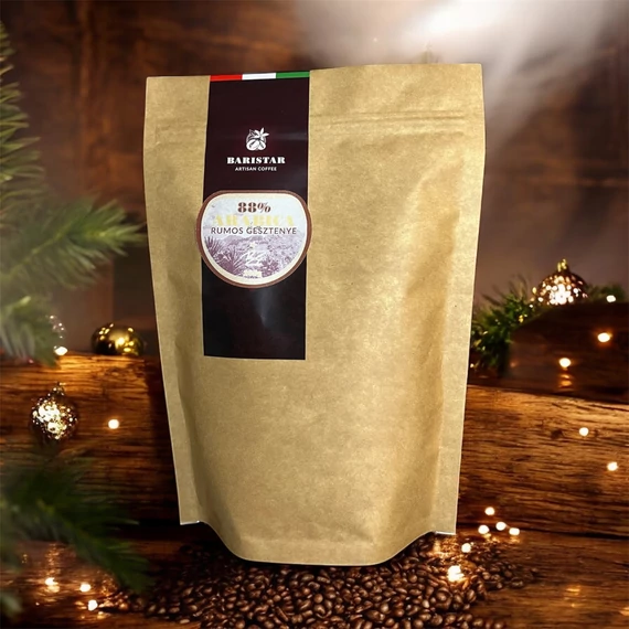 200g 88%Arabica-12%Robusta RUMOS GESZTENYE ízű szemes kávé