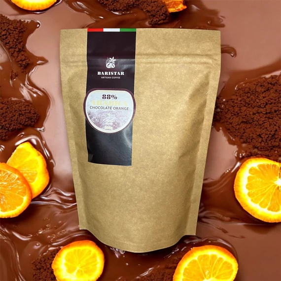 88%Arabica- 12%Robusta Csokis Narancs ízű szemes kávé- 200g
